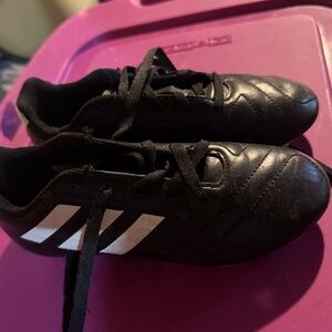 Adidas Kids Black and White Sneakers